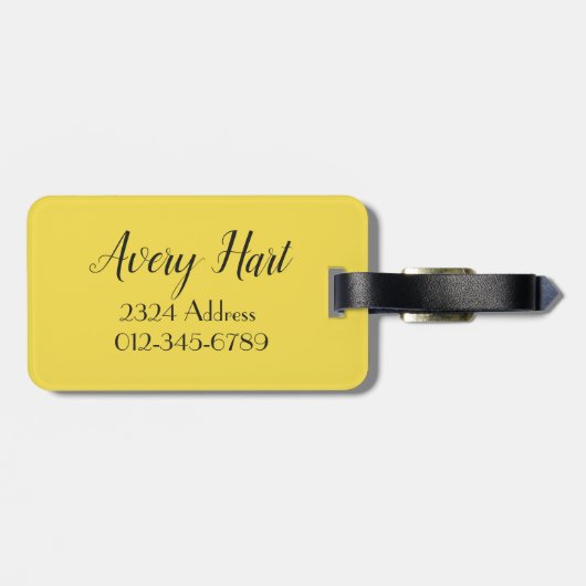 Avatar Gepäckanhänger (Rückseite horizontal)