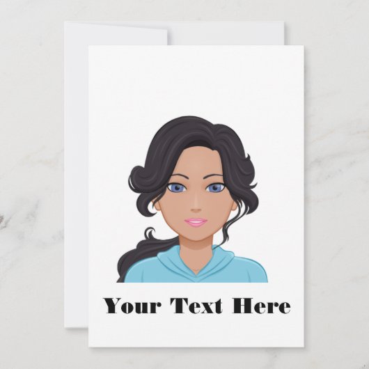 Avatar-Mitteilungskarten Mitteilungskarte (Vorderseite)