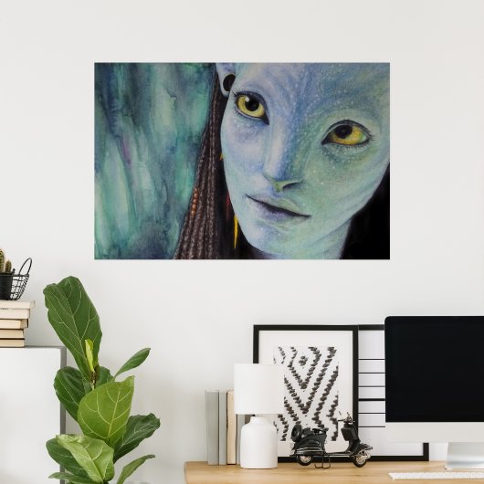 Avatar Neytiri Poster (Heimbüro)