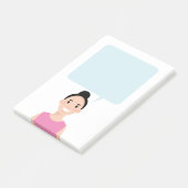 Avatar Notes Post-it Klebezettel (angewinkelt)