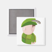 Avatar People-Symbol Magnet (Vorderseite/Rückseite)