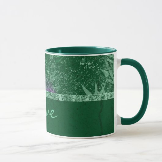 Avatar Toxic Green "Liebe" Keramik Tasse (Rechts)