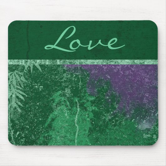Avatar Toxic Green "Liebe" Mouse Pad Mousepad (Vorne)