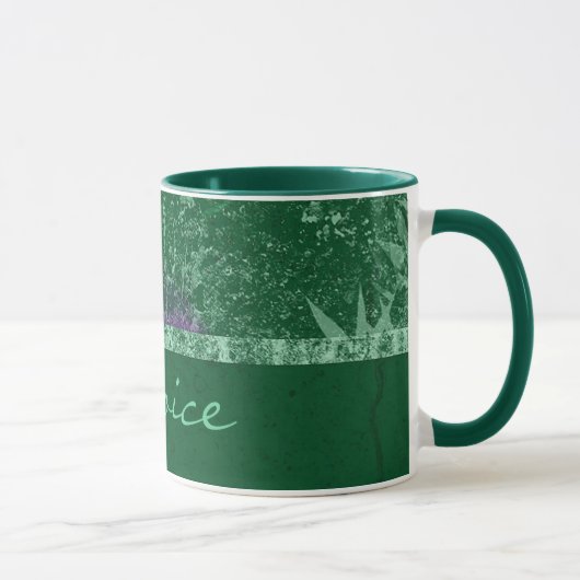 Avatar Toxic Green "Rejoice" Keramik Tasse (Rechts)
