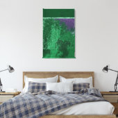 Avatar Toxic Green Wrapped Canvas Print Leinwanddruck (Insitu (Schlafzimmer))