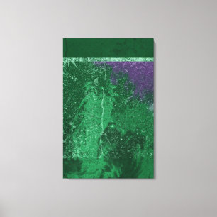 Avatar Toxic Green Wrapped Canvas Print Leinwanddruck