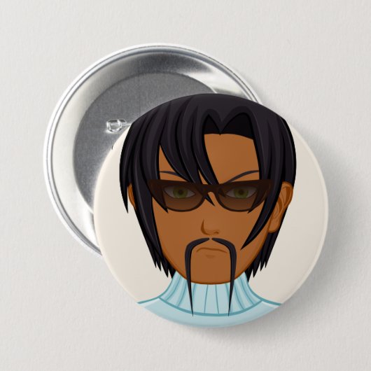 Avatara-Knopf Button (Vorne & Hinten)