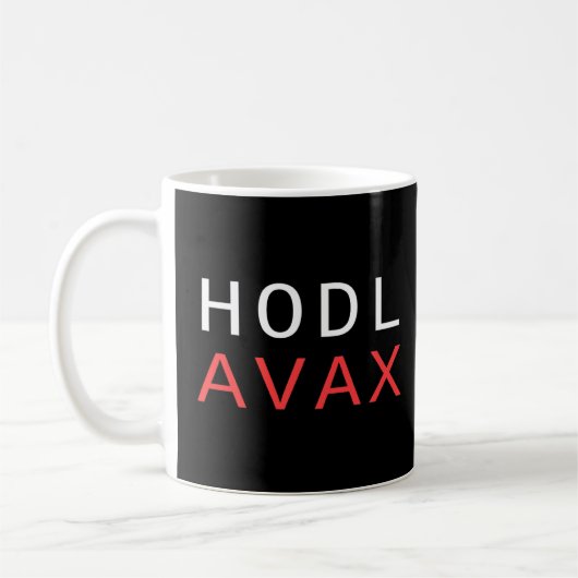 Avax Avalanche Crypto Kryptowährung Blockchain De Kaffeetasse (Links)