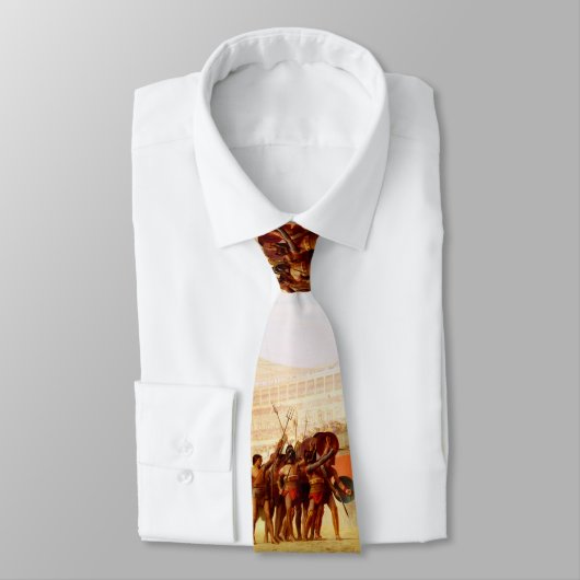 Ave Caesar by Jean-Leon Gerome Krawatte (Gebunden)