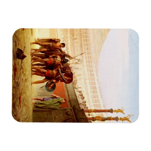 Ave Caesar by Jean-Leon Gerome Magnet (Horizontal)