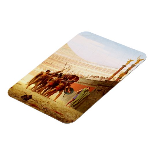 Ave Caesar by Jean-Leon Gerome Magnet (Linke Seite)