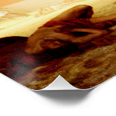 Ave Caesar by Jean-Leon Gerome Poster (Ecke)