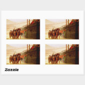 Ave Caesar by Jean-Leon Gerome Rechteckiger Aufkleber (Blatt)