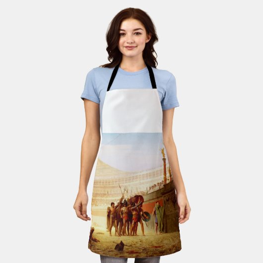 Ave Caesar by Jean-Leon Gerome Schürze (Getragen)