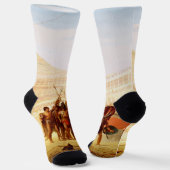 Ave Caesar by Jean-Leon Gerome Socken (Gewinkelt)