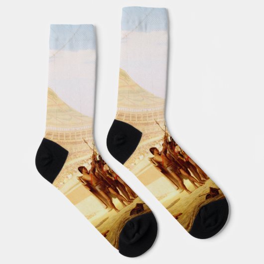 Ave Caesar by Jean-Leon Gerome Socken (Rechts)