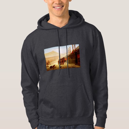 Ave Caesar von Jean-Leon Gerome Hoodie (Vorderseite)