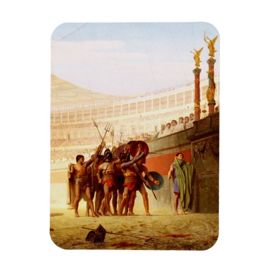 Ave Caesar von Jean-Leon Gerome Magnet (Vertikal)