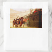 Ave Caesar von Jean-Léon Gérôme Rechteckiger Aufkleber (Tasche)