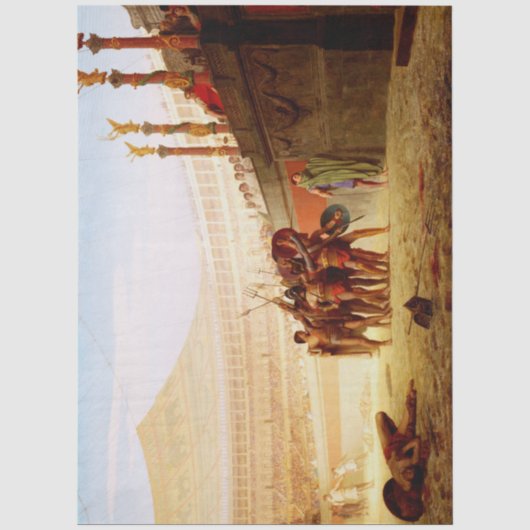 Ave Caesar von Jean-Léon Gérôme Seidenpapier (Vorderseite)
