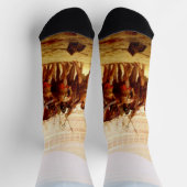 Ave Caesar von Jean-Leon Gerome Socken (Oben)
