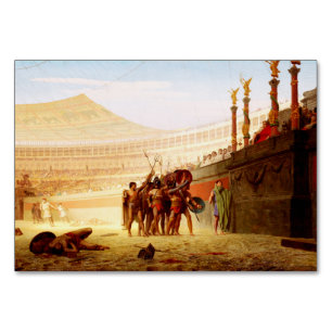 Ave Caesar von Jean-Leon Gerome Tischnummer