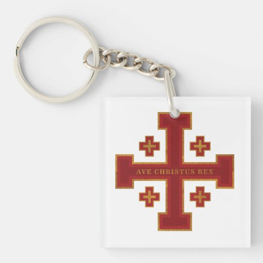 Ave Christus Rex Schlüsselanhänger (Vorderseite)