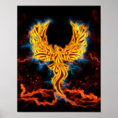 Ave Fenix Golden Lightning Flügel Poster (Vorne)