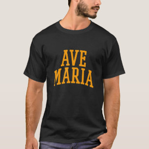 Ave Maria Athletic Arch Uni University Style T-Shirt