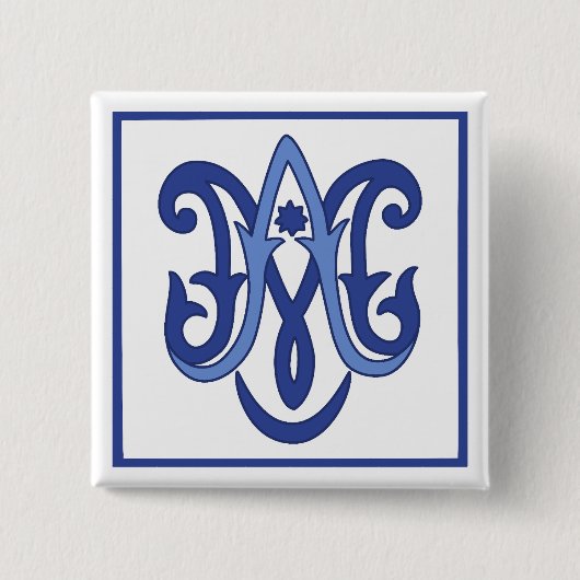 Ave Maria Button (Vorderseite)