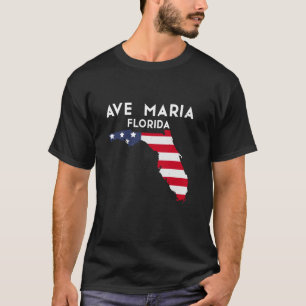 Ave Maria Florida USA Staat America Travel Floridi T-Shirt