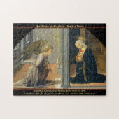 Ave Maria Fra Filippo Lippi Annunciation Puzzle (Horizontal)