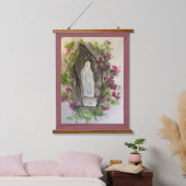 Ave Maria Holz Wandteppich Mit Holzrahmen (Schlafzimmer)