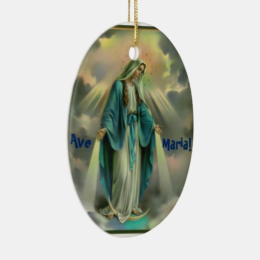 Ave Maria Keramik Ornament (Rechts)