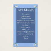 AVE MARIA Latin Praetkarten (Vorderseite)