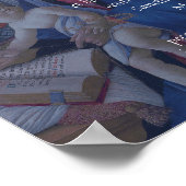 AVE MARIA Latin Prayer Poster (Ecke)