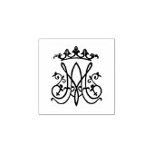 Ave Maria Monogram Rubber Briefmarke Gummistempel (Prägung)