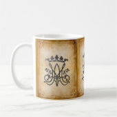 Ave Maria Monogramm Kaffeetasse (Links)