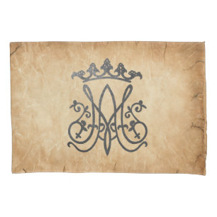 Ave-Maria-Monogramm Kissenbezug