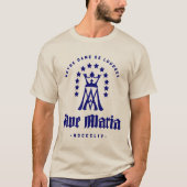 AVE MARIA NOTRE DAME DE LOURDES T-Shirt (Vorderseite)