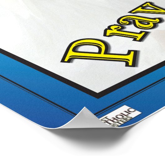 Ave Maria Poster (Ecke)