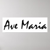 Ave Maria Poster (Vorne)