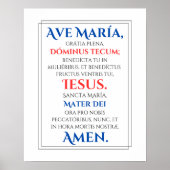Ave Maria Print Poster (Vorne)
