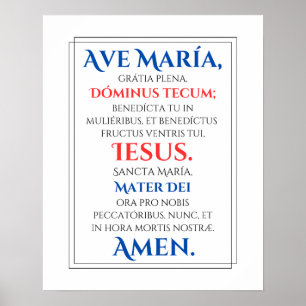 Ave Maria Print Poster