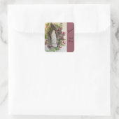Ave Maria Quadratischer Aufkleber (Tasche)