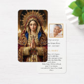 Ave Maria religiöse Trauerkarte (Schreibtisch)