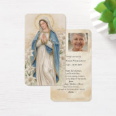 Ave Maria Trauergebetskarte (Schreibtisch)
