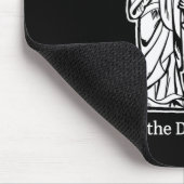 Ave Maria voll der Gnade schlag den Teufel Glaube Mousepad (Ecke)
