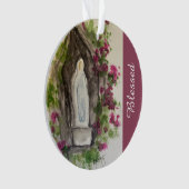 Ave Maria Weihnachtsbaumanhänger Ornament (Vorderseite)