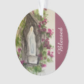 Ave Maria Weihnachtsbaumanhänger Ornament (Vorderseite)